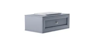 Тумба с раковиной Astra-Form Классик 4631177715556 90 см голубой матовый